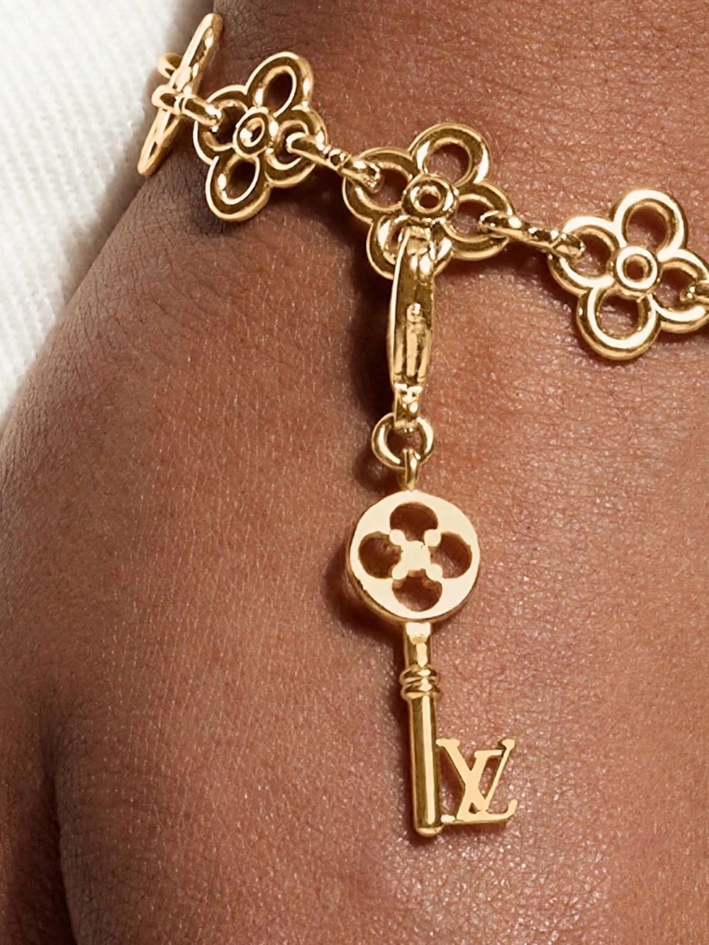 Gold Key Charm Pendant - Inspired